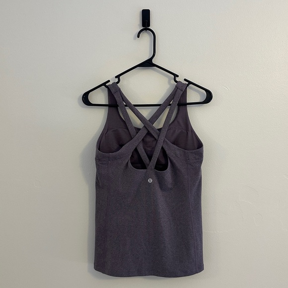 Lululemon Cross It Off Tank - 8 - Heathered Graphite Purple - Picture 8 of 12